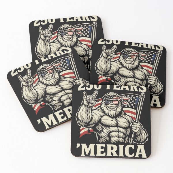 Item preview, Patriotic Bigfoot 250 Years Merica 1776-2026 USA Semiquincentennial designed and sold by haitrieuic96.