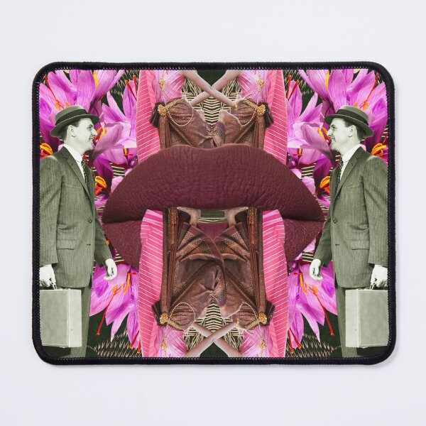 Item preview, Surreal Colorful Thai Dancers Retro Businessman Collage Art designed and sold by AnimaliaStar.
