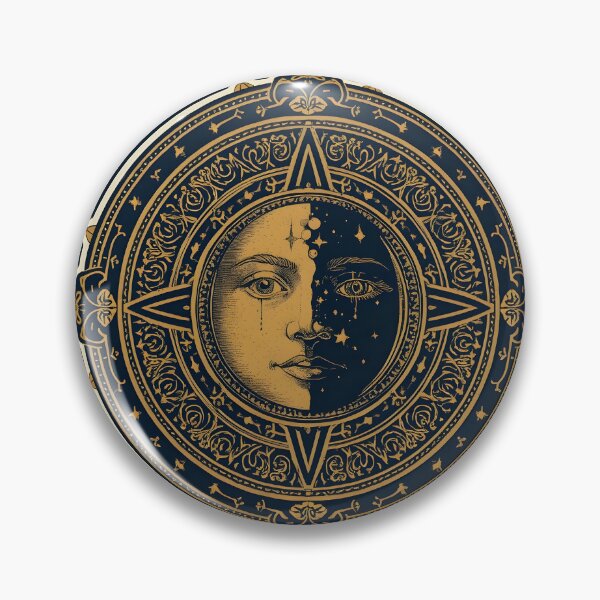 Item preview, Golden Celestial Duality Art designed and sold by KooksStudio.