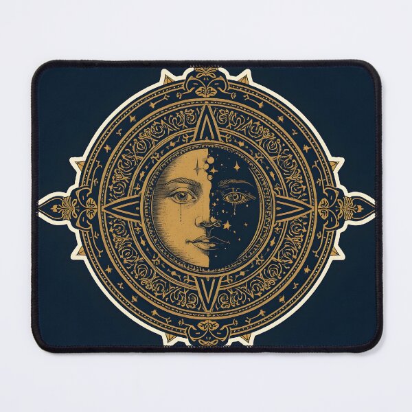 Item preview, Golden Celestial Duality Art designed and sold by KooksStudio.