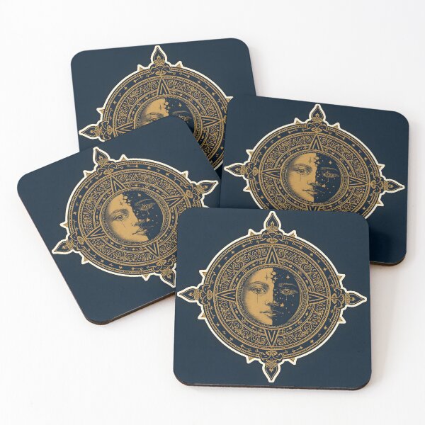Item preview, Golden Celestial Duality Art designed and sold by KooksStudio.