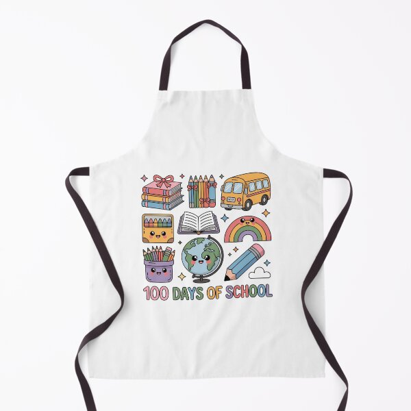 Item preview, Happy 100 Days of School, Back to School Rainbow School Bus designed and sold by SapfireStuArt.
