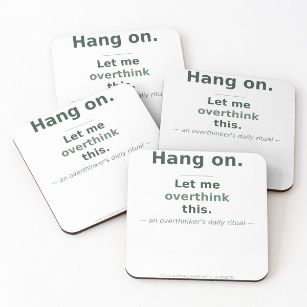 Item preview, Overthinking Humor Mug Hang On Let Me Overthink This Funny Gift designed and sold by InkAndWit.