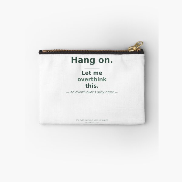 Item preview, Overthinking Humor Mug Hang On Let Me Overthink This Funny Gift designed and sold by InkAndWit.