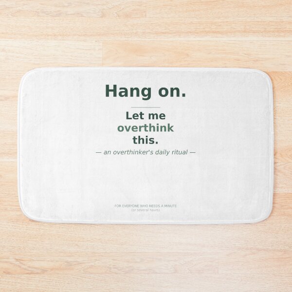 Item preview, Overthinking Humor Mug Hang On Let Me Overthink This Funny Gift designed and sold by InkAndWit.