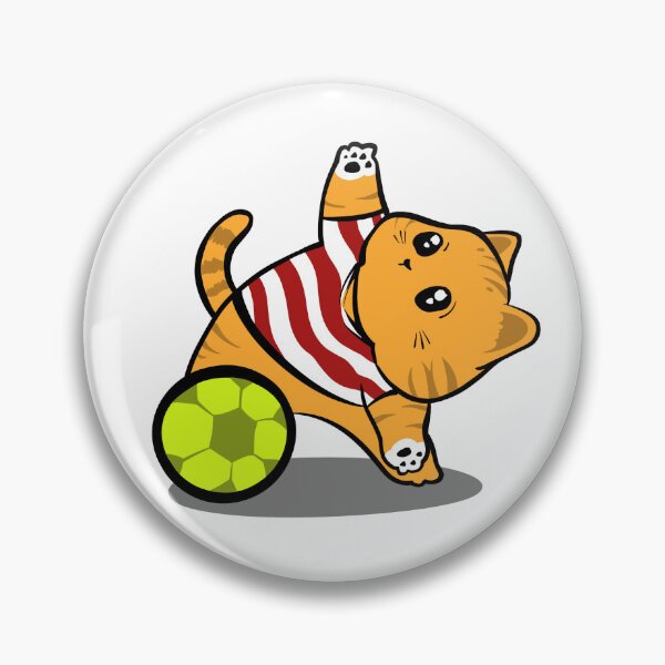 Item preview, World Cup Cat – Cute Football Kitten Illustration with american costume designed and sold by arivirus.