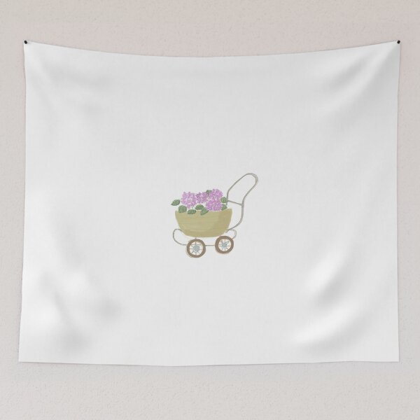 Item preview, Hydrangea cart designed and sold by rachelsillust.
