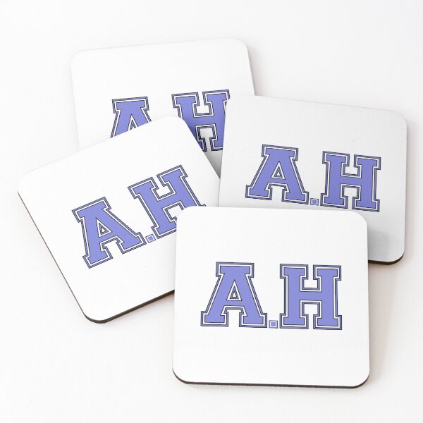 Item preview, Varsity style blue AH initial  designed and sold by serenebookworm.