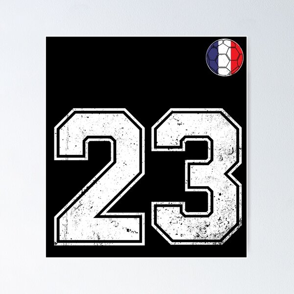 Item preview, Soccer player Jersey number 23 France Flag designed and sold by LiviuGligoros.
