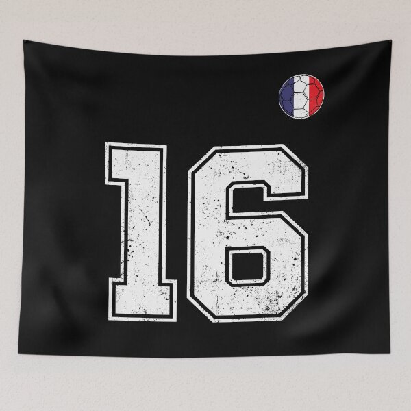 Item preview, Soccer player Jersey number 16 France Flag designed and sold by LiviuGligoros.