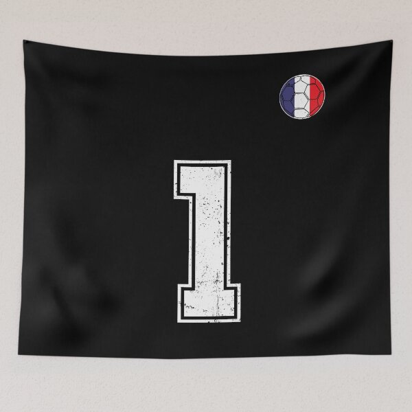 Item preview, Soccer player Jersey number 1 France Flag designed and sold by LiviuGligoros.