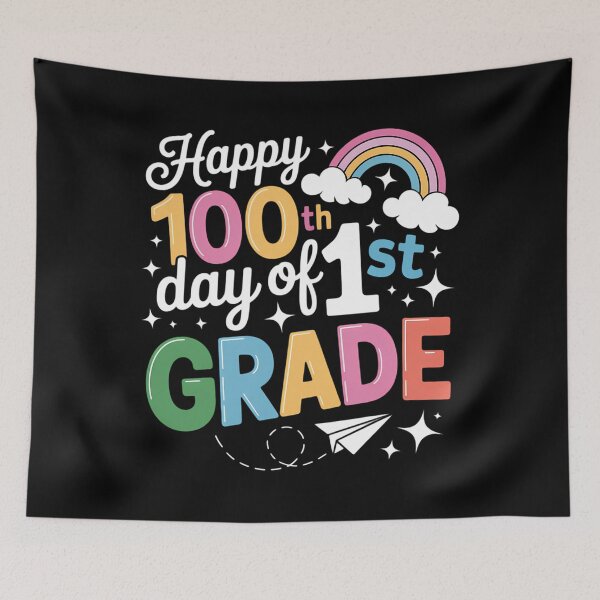 Item preview, Happy 100th Day of 1st Grade School 100th Day Celebration designed and sold by SapfireStuArt.
