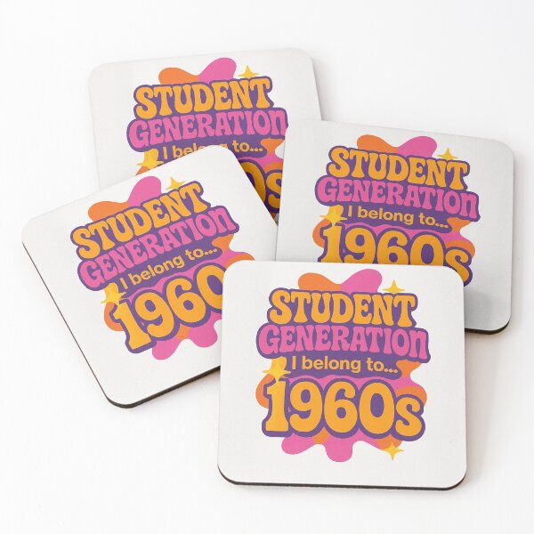 Item preview, Student Generation T-Shirt – 1960s Decade Back Print designed and sold by Artist-shirt12.