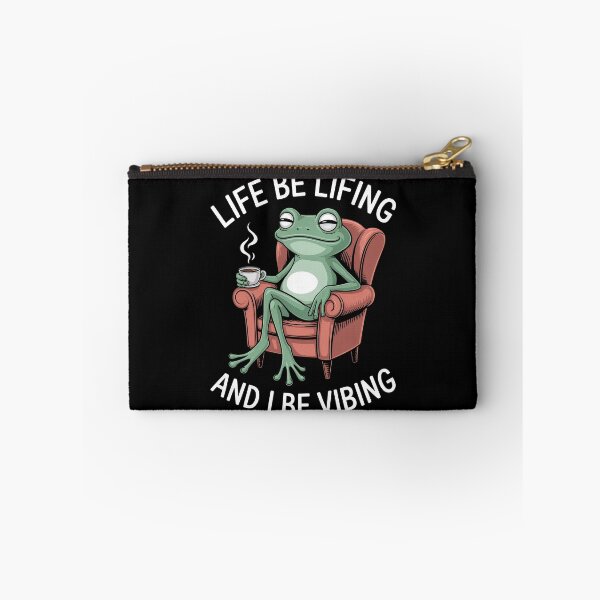 Item preview, Life Be Lifing And I Be Vibing Funny Chill Frog Meme Coffee Gift designed and sold by Say It With Ink.