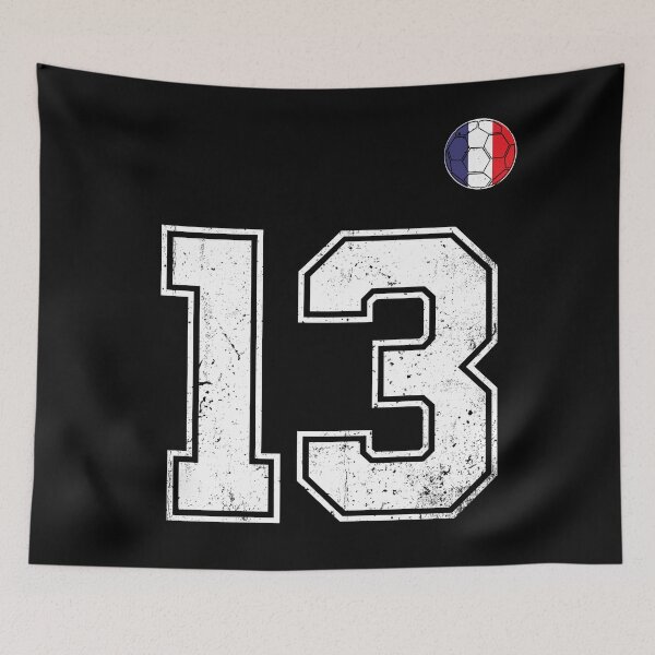 Item preview, Soccer player Jersey number 13 France Flag designed and sold by LiviuGligoros.