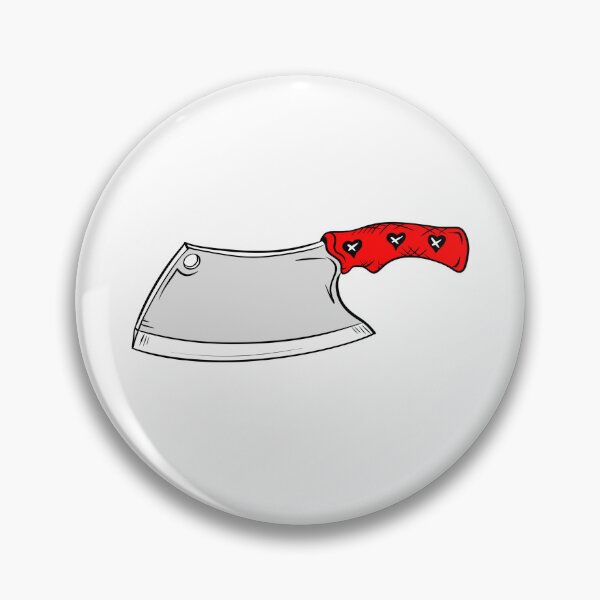 Item preview, Devil's Kitchen Meat Cleaver - Cartoon Chef Knife Design designed and sold by XnakedartistX.