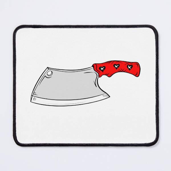 Item preview, Devil's Kitchen Meat Cleaver - Cartoon Chef Knife Design designed and sold by XnakedartistX.