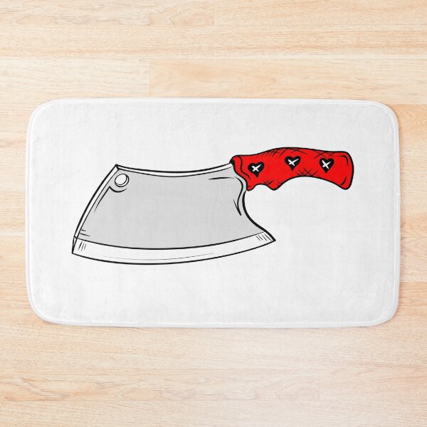 Item preview, Devil's Kitchen Meat Cleaver - Cartoon Chef Knife Design designed and sold by XnakedartistX.