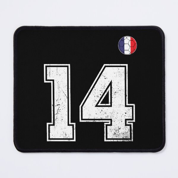 Item preview, Soccer player Jersey number 14 France Flag designed and sold by LiviuGligoros.
