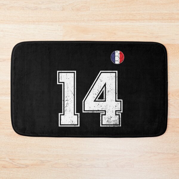Item preview, Soccer player Jersey number 14 France Flag designed and sold by LiviuGligoros.