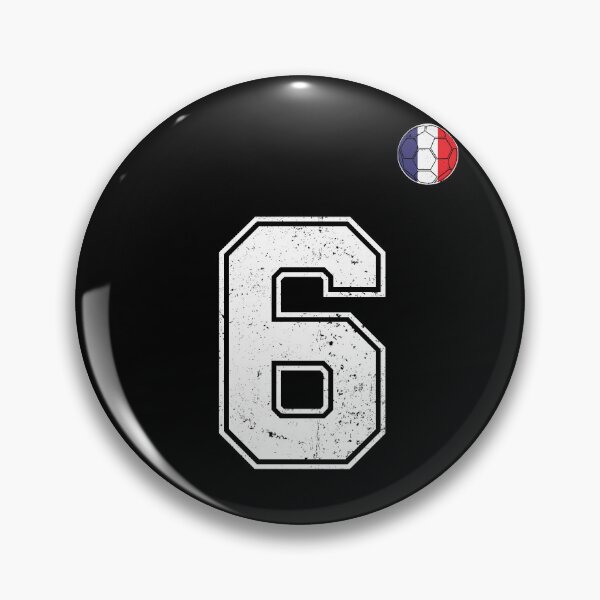 Item preview, Soccer player Jersey number 6 France Flag designed and sold by LiviuGligoros.