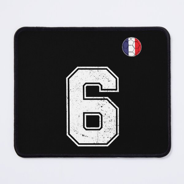 Item preview, Soccer player Jersey number 6 France Flag designed and sold by LiviuGligoros.
