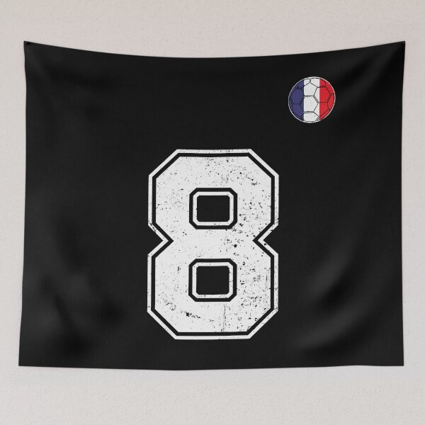 Item preview, Soccer player Jersey number 8 France Flag designed and sold by LiviuGligoros.