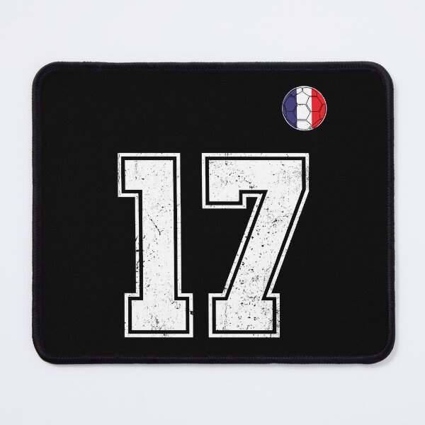Item preview, Soccer player Jersey number 17 France Flag designed and sold by LiviuGligoros.
