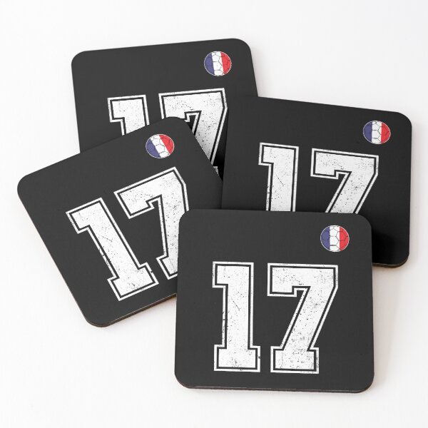 Item preview, Soccer player Jersey number 17 France Flag designed and sold by LiviuGligoros.
