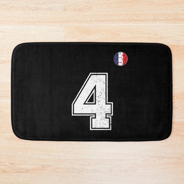Item preview, Soccer player Jersey number 4 France Flag designed and sold by LiviuGligoros.