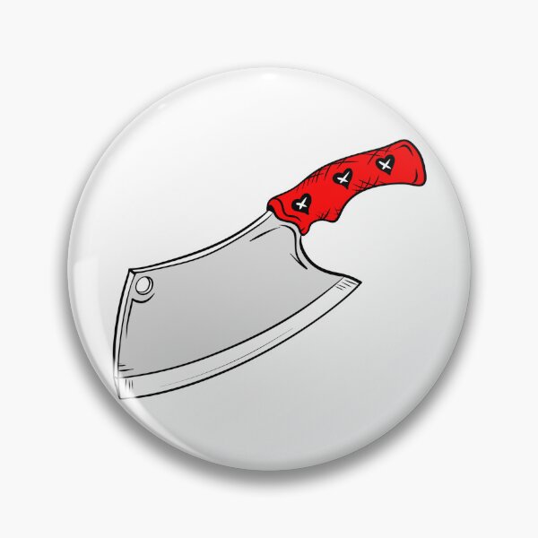 Item preview, Devil's Kitchen Meat Cleaver - Cartoon Chef Knife Design designed and sold by XnakedartistX.