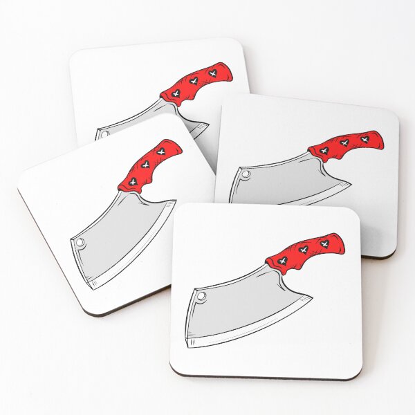Item preview, Devil's Kitchen Meat Cleaver - Cartoon Chef Knife Design designed and sold by XnakedartistX.