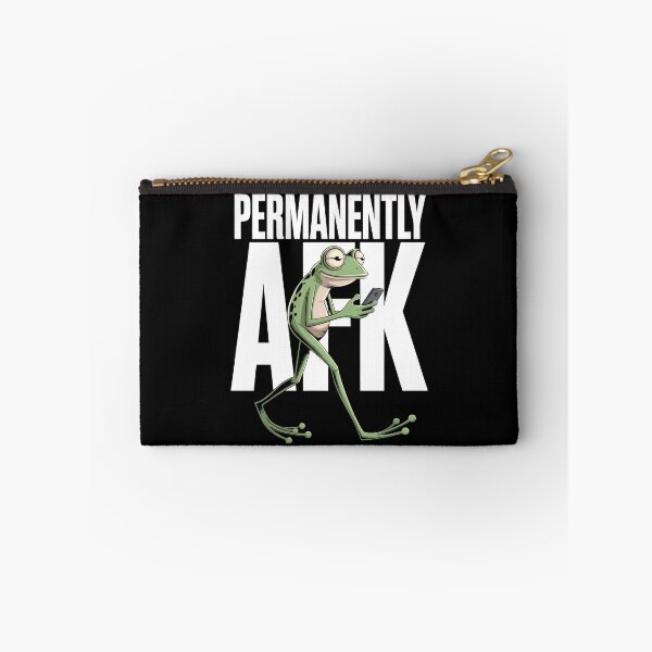 Item preview, Permanently AFK Funny Gamer Frog Meme Doomscrolling Gift designed and sold by Say It With Ink.