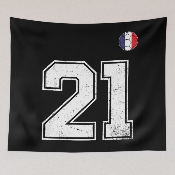 Item preview, Soccer player Jersey number 21 France Flag designed and sold by LiviuGligoros.