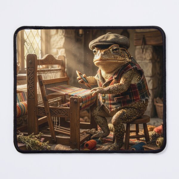 Item preview, Weaver Toad Sits at His Loom designed and sold by Tridentulus.