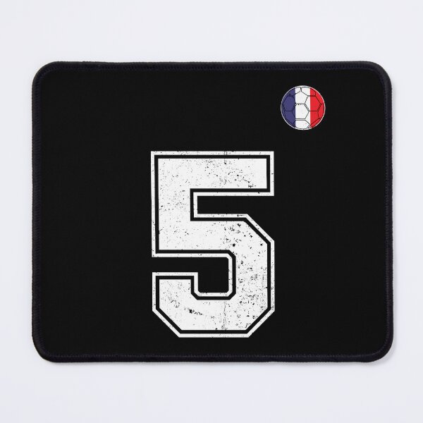 Item preview, Soccer player Jersey number 5 France Flag designed and sold by LiviuGligoros.