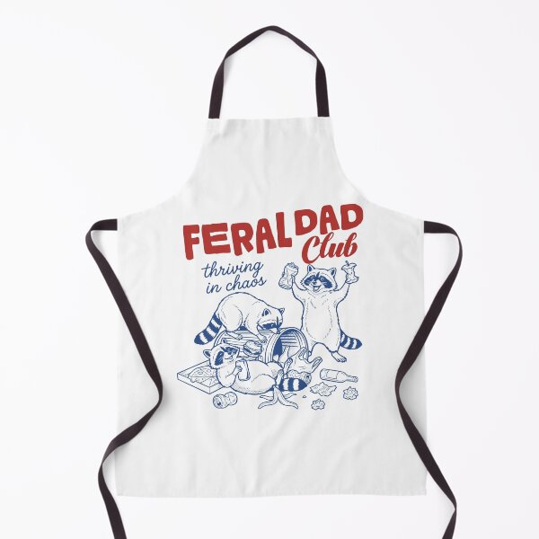 Item preview, Raccoon going through the trash Feral Dad Club thriving in chaos vintage designed and sold by VortexdagoArt.