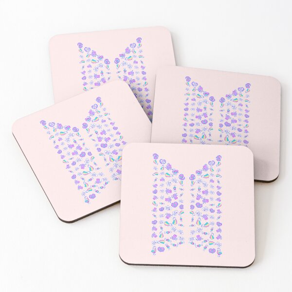 Item preview, BTS logo sticker kawaii designed and sold by Morcawork.