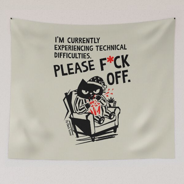 Item preview, Social Battery Offline Cat designed and sold by IAPICTURE.