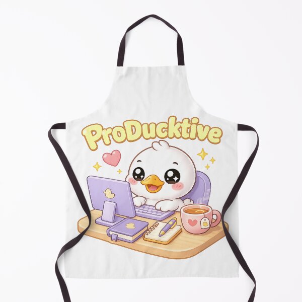 Item preview, ProDucktive Kawaii Duck | Cozy Desk Aesthetic designed and sold by Dulxoz.