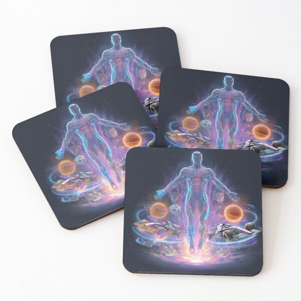 Item preview, Omni Athlete Ascension | AI Multi-Sport Champion | F1 Racing Basketball Soccer Holographic designed and sold by RAMHEARTS.