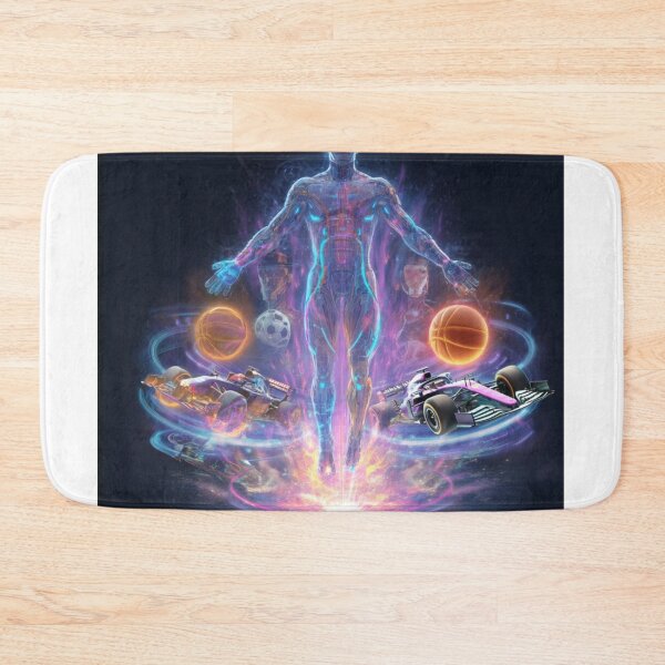 Item preview, Omni Athlete Ascension | AI Multi-Sport Champion | F1 Racing Basketball Soccer Holographic designed and sold by RAMHEARTS.