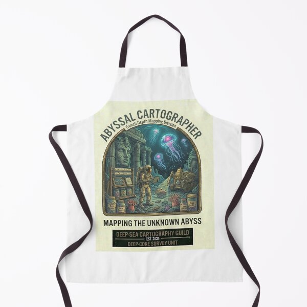 Item preview, Abyssal Cartographer Shirt | Deep Sea Sci-Fi Explorer Retro Space Ocean Tee designed and sold by Baby Adee Collective.