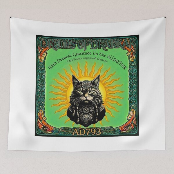 Item preview, VIKING CAT3~ WITH DEEPEST GRATITUDE,  AD793  THE YEAR OF THE BEGINNING~VIKING AGE designed and sold by V3GFX.