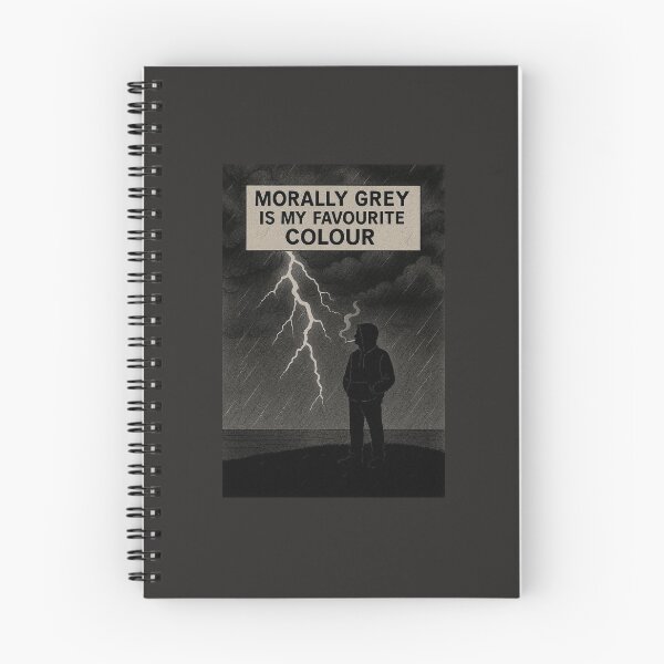 Item preview, Morally Grey Is My Favourite Colour designed and sold by ItsBookclubBish.