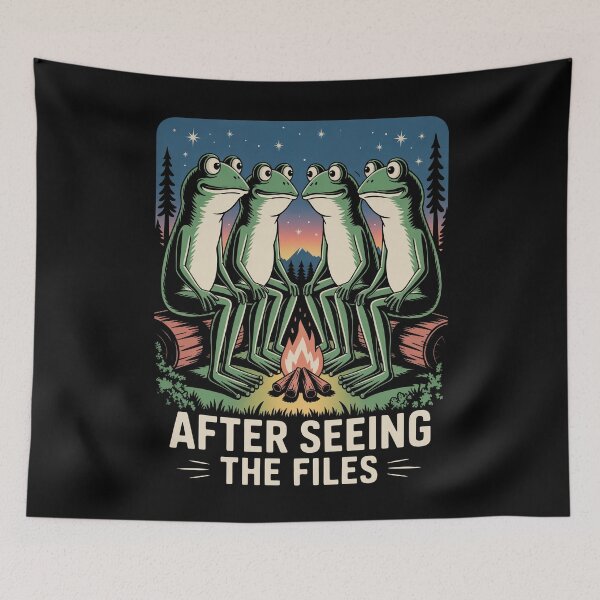 Item preview, After Seeing The Files Funny Conspiracy Frog Meme Gift designed and sold by Say It With Ink.