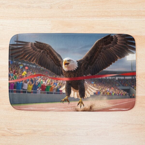 Item preview, Eagle Crosses the Finish Line designed and sold by Tridentulus.