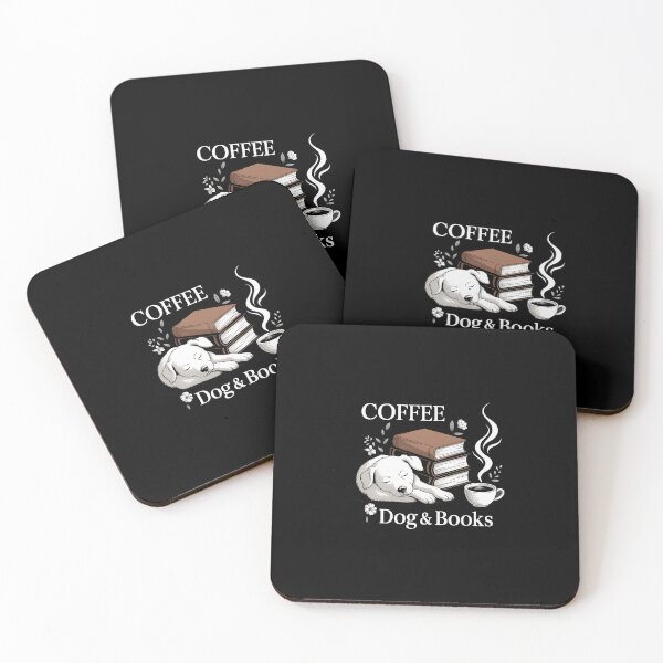 Item preview, Cute Coffee Dog Books Lover designed and sold by SapfireStuArt.