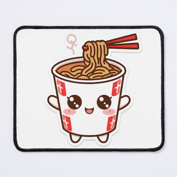 Item preview, Cute Kawaii Cup Ramen Korean Sticker designed and sold by KooksStudio.