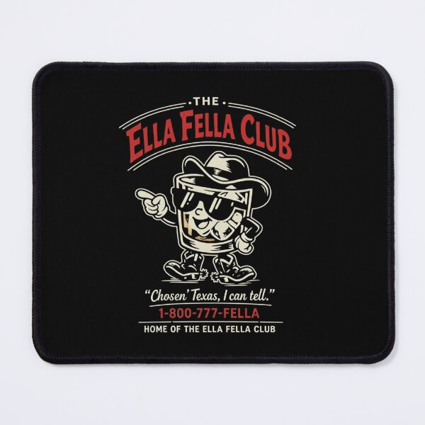 Item preview, The Ella Fella Club Retro Texas Whiskey Cowboy Mascot designed and sold by haitrieuic96.